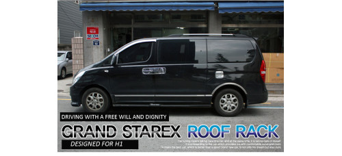 myride dress up roof rack hyundai grand starex  2007-15